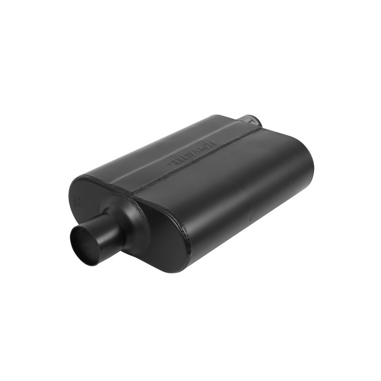 40 Series Delta Flow Muffler Offset In/Center Out: 2.25"