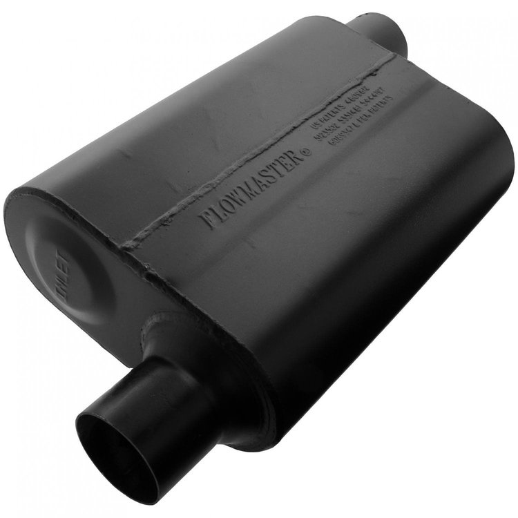 Super 44 Series Delta Flow Muffler Offset In/Offset Out: 2.5"