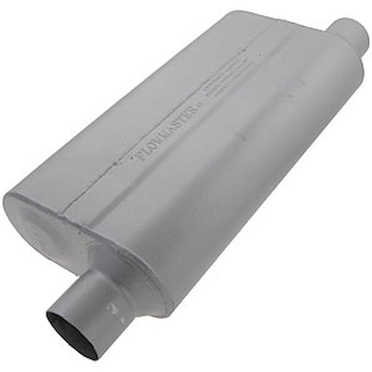 50 Delta Flow Muffler Same Side Offset In/Out: 2.5"