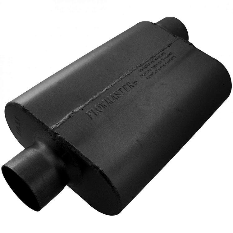 40 Series Delta Flow Muffler Center In/Offset Out: 3"