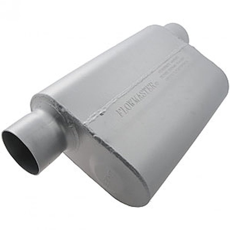40 Series Delta Force Race Muffler Same Side Offset In/Out: 3"