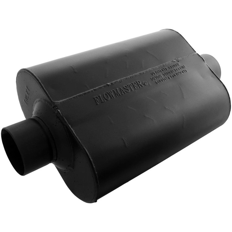 Super 44 Series Delta Flow Muffler Center In/Center Out: 3"