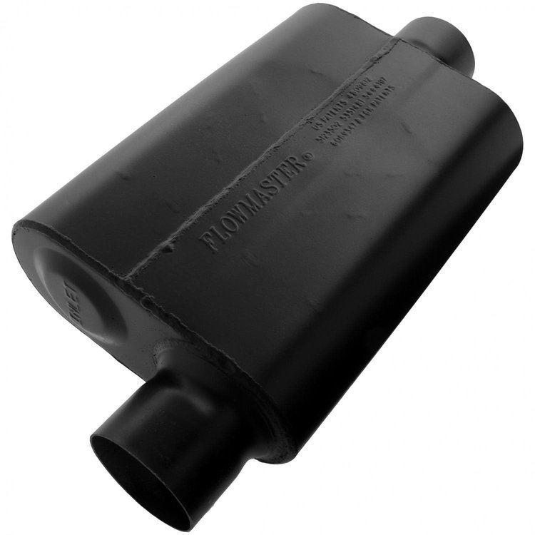 Super 44 Series Delta Flow Muffler Offset In/Center Out: 3"