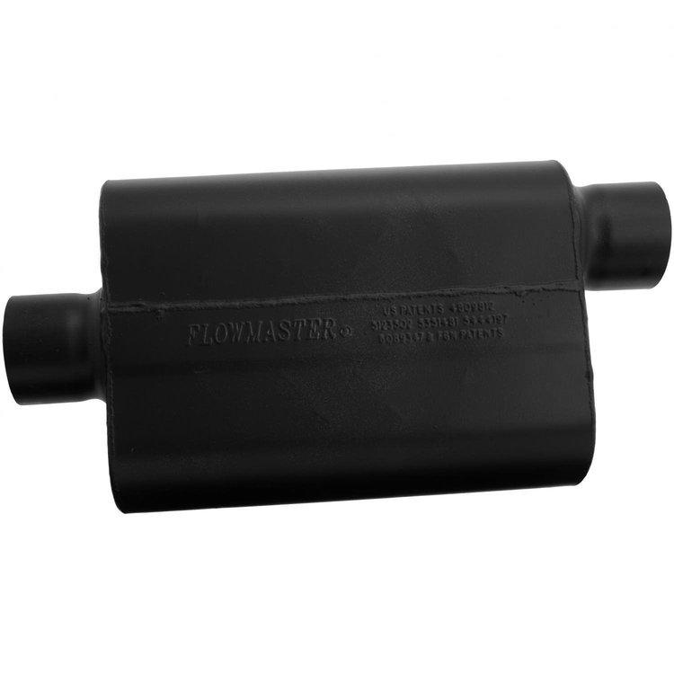 Super 44 Series Delta Flow Muffler Center In/Offset Out: 3"