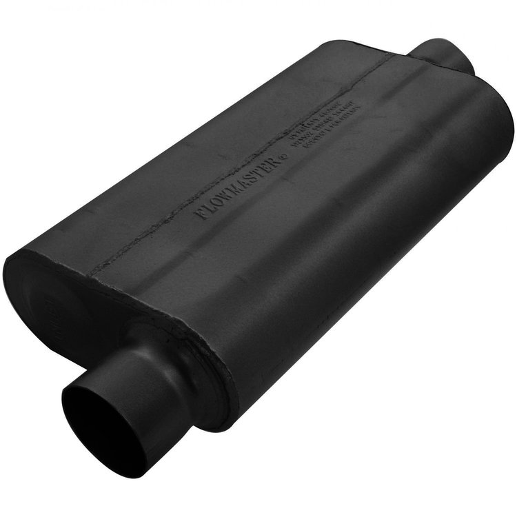50 Delta Flow Muffler Offset In/Center Out: 3"
