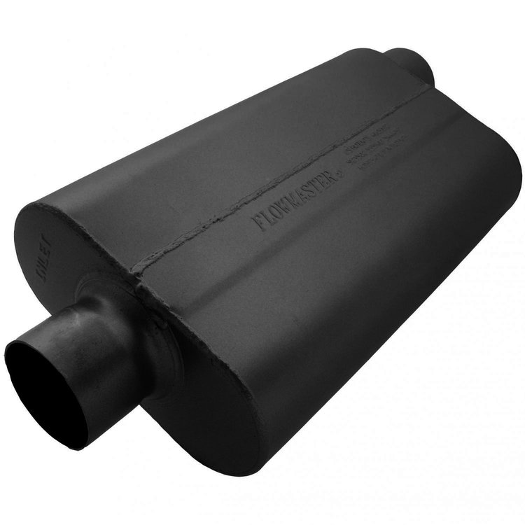 50 Delta Flow Muffler Center In/Offset Out: 3"