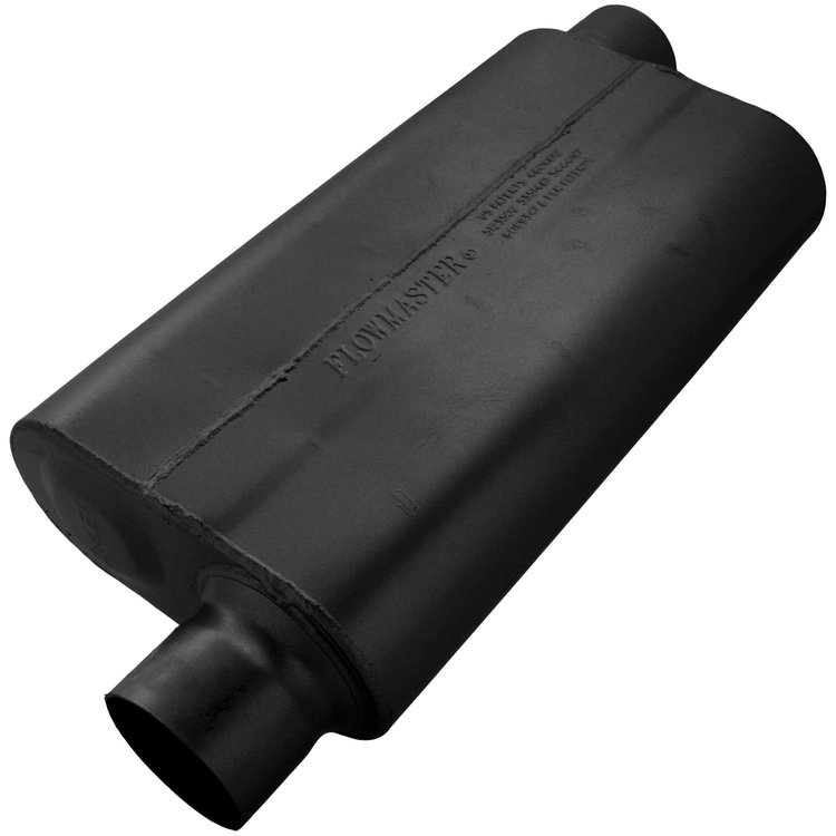 50 Delta Flow Muffler Offset In/Offset Out: 3"