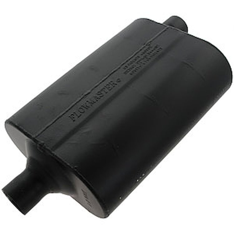 60 Delta Flow Muffler Center In/Offset Out: 2"