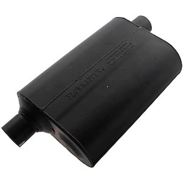 Super 40 Delta Flow Muffler Same Side Offset In/Out: 2.25"