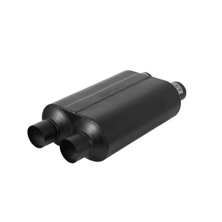 Super 40 Series Delta Flow Muffler Dual In/Dual Out: 2.5"