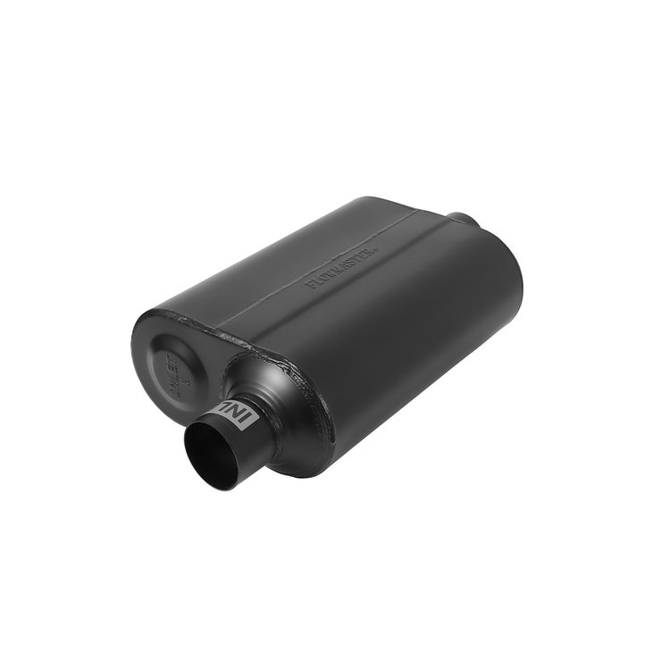 Super 40 Series Delta Flow Muffler Offset In/Center Out: 2.5"