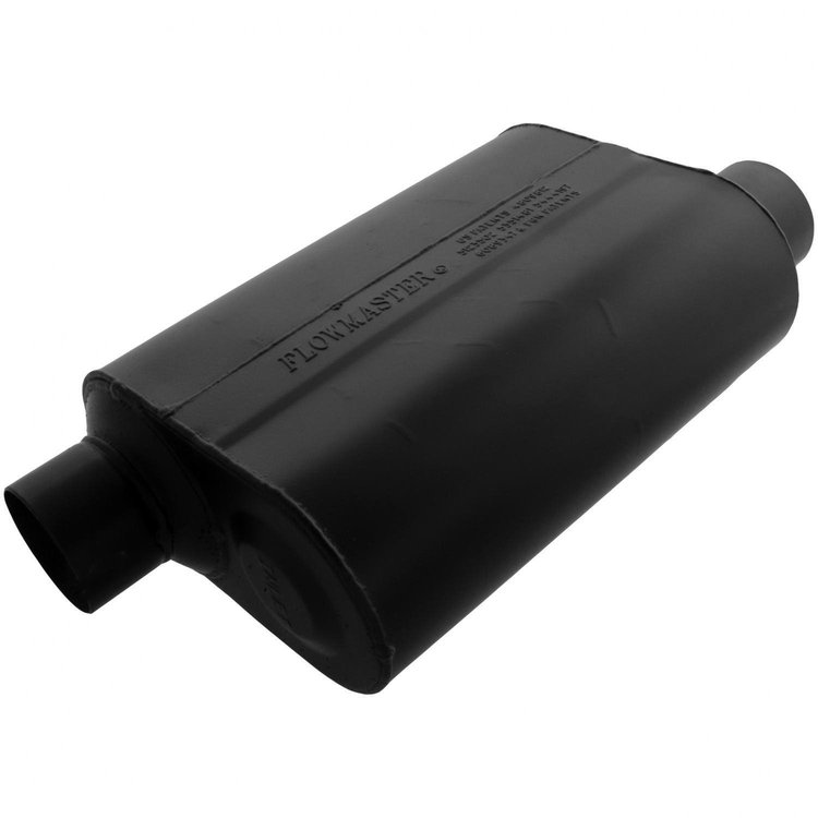 Super 40 Series Delta Flow Muffler Offset In/Offset Out: 3"
