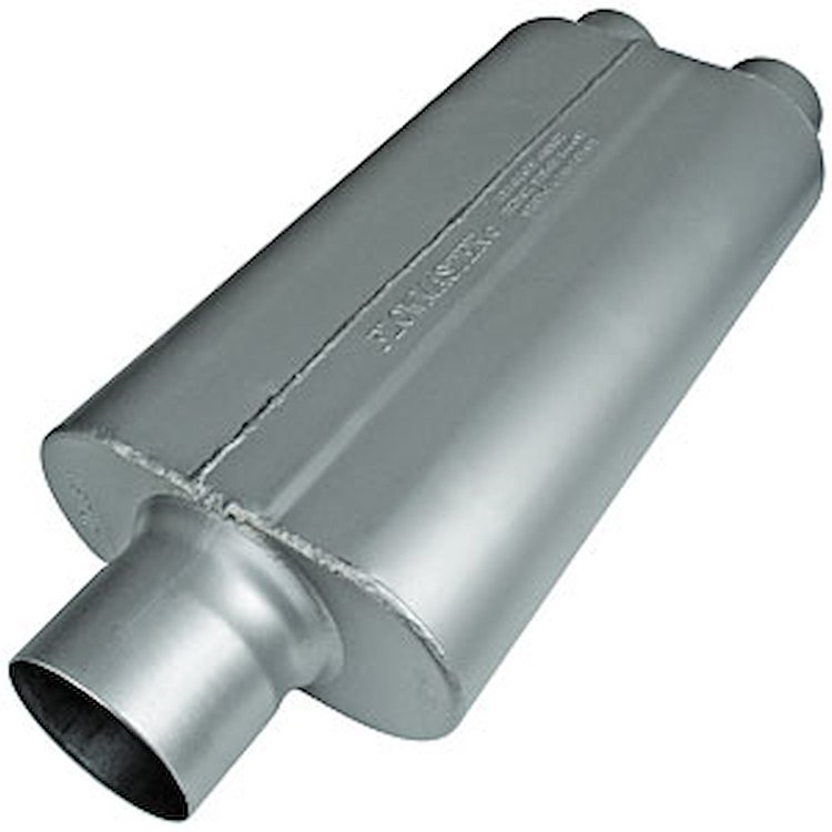 50 Series HD Muffler Center In 4"/Dual Out 3"