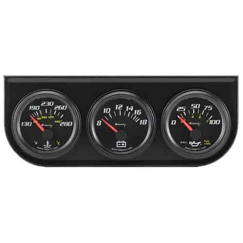 Trio Gauge Set 2" Diameter