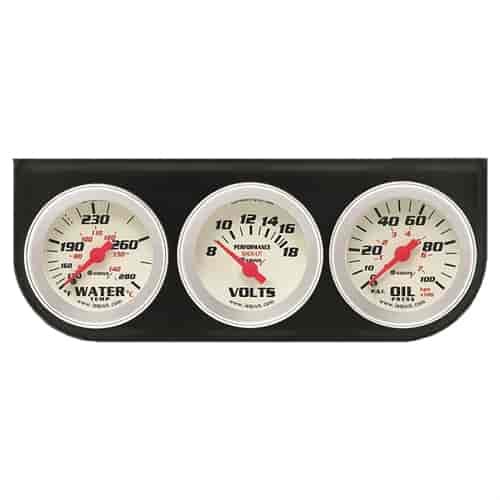 8000 Series Trio Gauge Set 2" Diameter