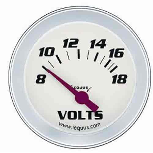 8000 Series Voltmeter Gauge 2-5/8" Diameter