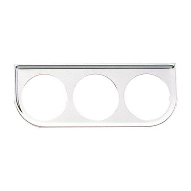 E9823 Gauge Mount [Panel, Chrome, 2 1/16 in. Triple]
