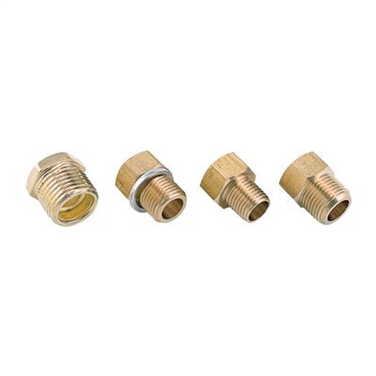 E9851 Mechanical Water Temperature Adapters [4 Pcs, 5/8 in.-18 Unf To 3/8 in. Npt, 1/4 in. Npt, 1/2 in. Npt]