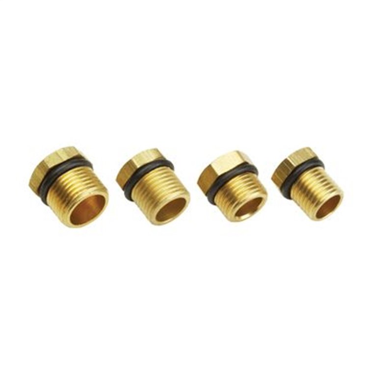 E9861 Electric Water Temperature Adapters [4 Pcs, 1/8 in. Nptf To 3/8 in. Npt, 1/2 in. Npt, 1/4 in. Npt, M]
