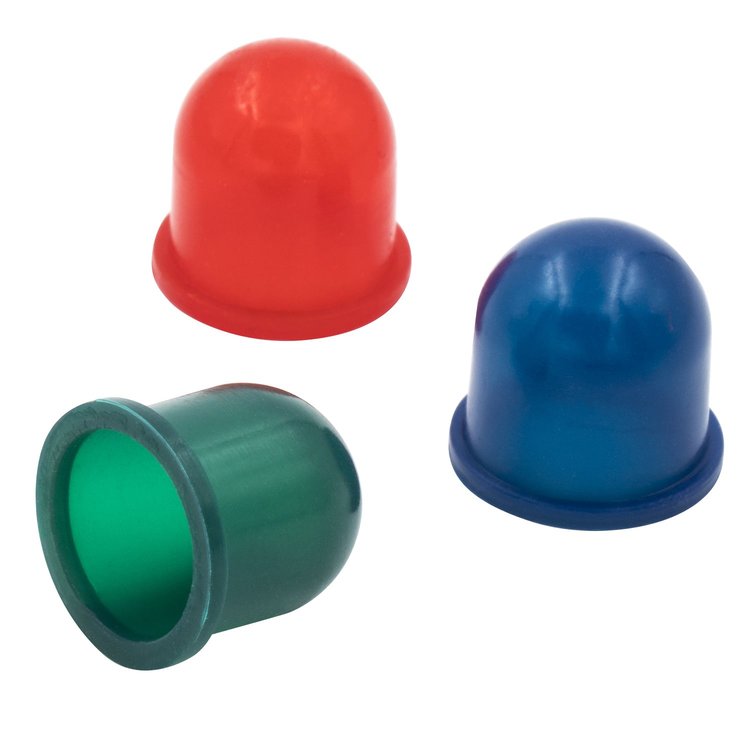 BULB COVER KIT, RED, BLUE