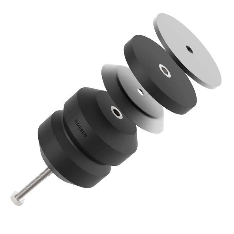 ABSFRRGR Active Off-Road Bumpstops for Select Ford Ranger, Rear Kit