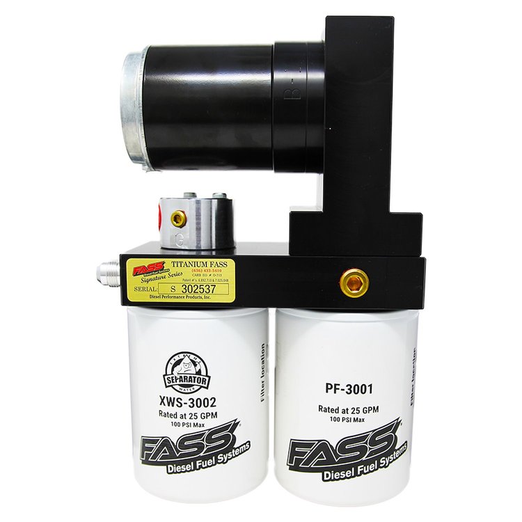 TSC10100G Titanium Signature-Series Air/Water Separator Filtration System for 2001-2010 GM Duramax 6.6L, 100 gph