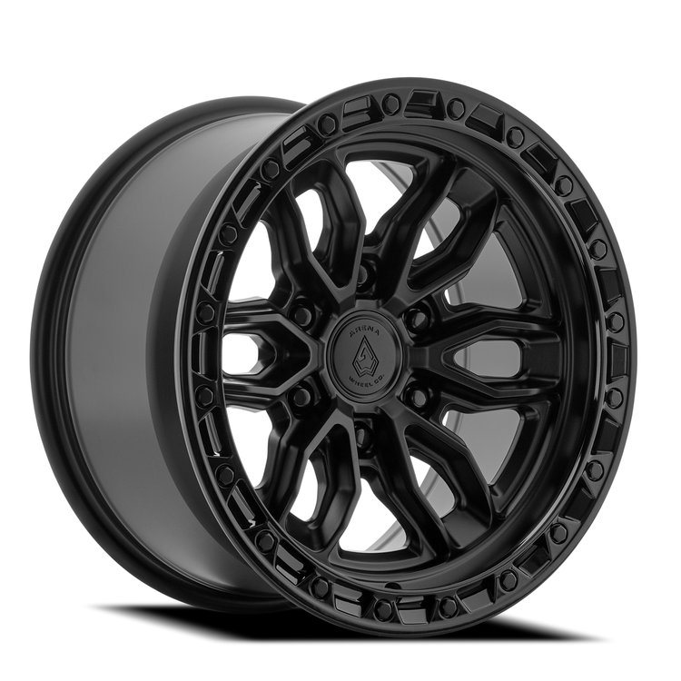 A137 PURSUIT Wheel [Size: 17"x9"] Satin Black Center w/ Glossy Black Lip Finish A137179084P00004