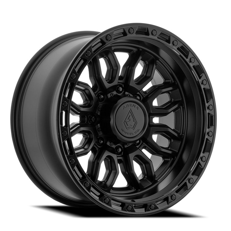 A137 PURSUIT Wheel [Size: 20"x10"] Satin Black Center w/ Glossy Black Lip Finish A137200018N01804