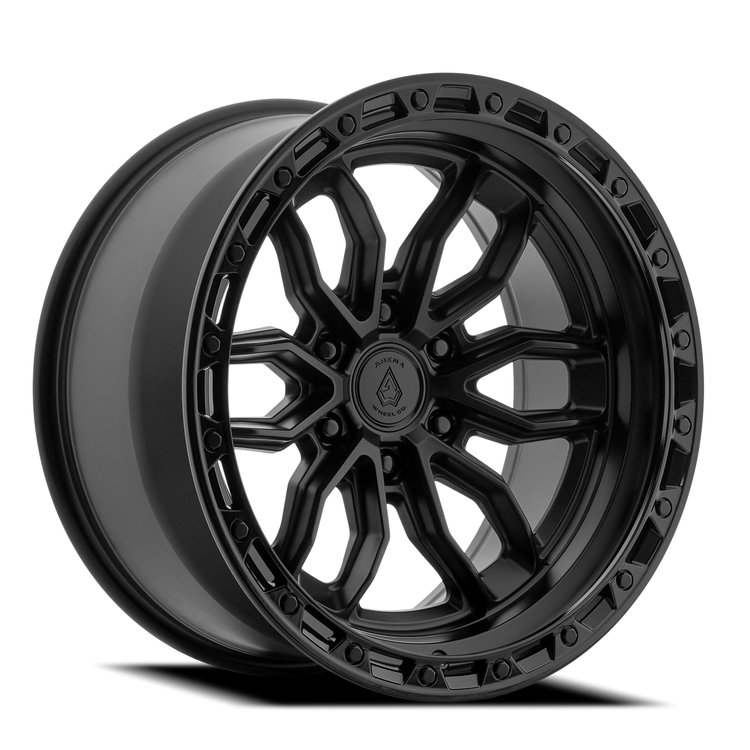 A137 PURSUIT Wheel [Size: 20"x10"] Satin Black Center w/ Glossy Black Lip Finish A137200084N01804