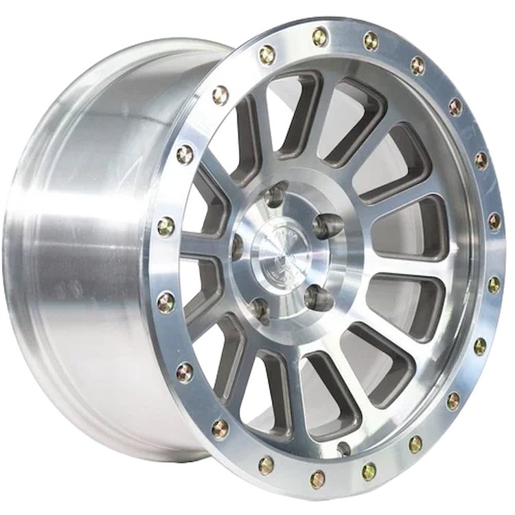 A105209084P00008 A105 AMMO Wheel [Size: 20"x9"] Bright Machined w/Zinc Bolts Finish