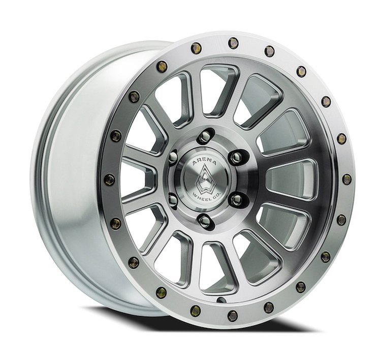 A105179075P00019 A105 AMMO Wheel [Size: 17"x9"] Gloss Silver Machined Finish