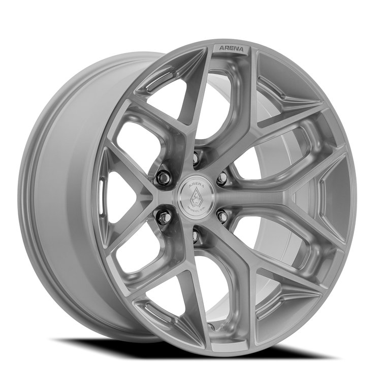 A141 LUXOR Wheel [Size: 22"x9.5"] Gloss Silver Brushed Finish A141229584P02509