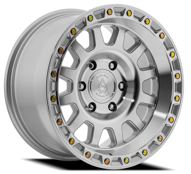 A143 STING Wheel [Size: 17"x9"] Gloss Silver Machined Finish A143179075N01219