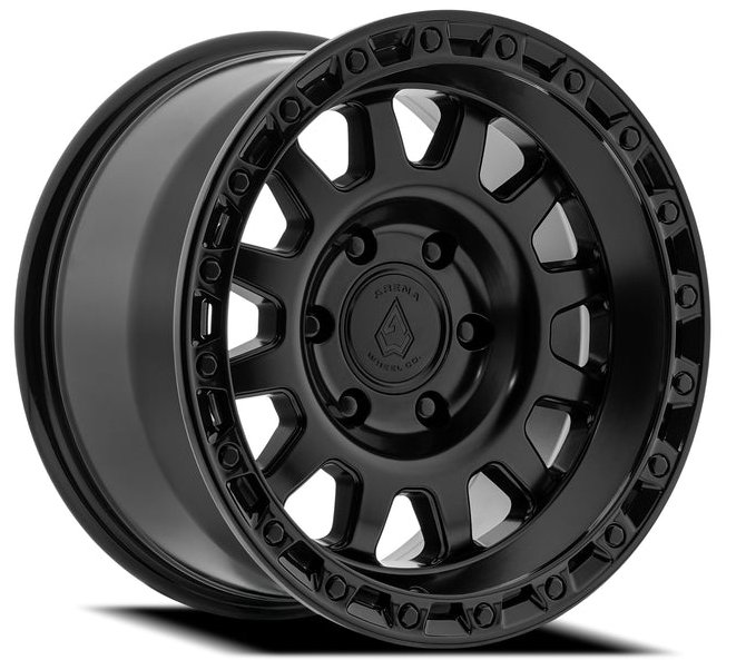 A143 STING Wheel [Size: 17"x9"] Satin Black Center w/ Glossy Black Lip Finish A143179089P00004
