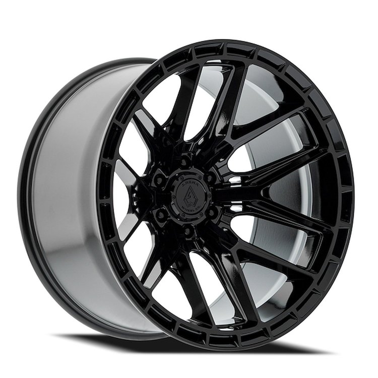 A114220089P01502 A114 BATTLE Wheel [Size: 22"x10"] Glossy Black Finish