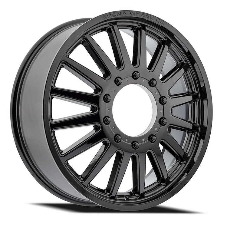 A110228293P10502 A110 DUALLY RIVAL FRONT Wheel [Size: 22"x8.25"] Glossy Black Finish