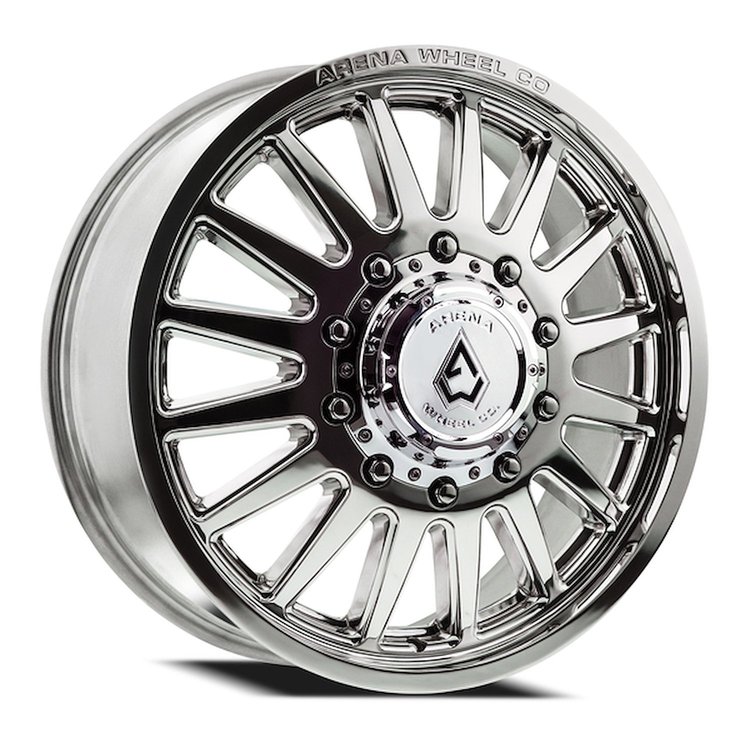 A11020828DP10517 A110 DUALLY RIVAL FRONT Wheel [Size: 20"x8.25"] Milled & Polished Finish