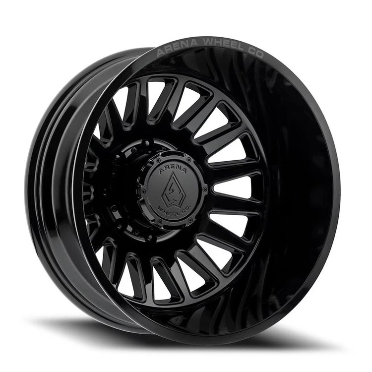 A110248292N22202 A110 DUALLY RIVAL REAR Wheel [Size: 24"x8.25"] Glossy Black Finish