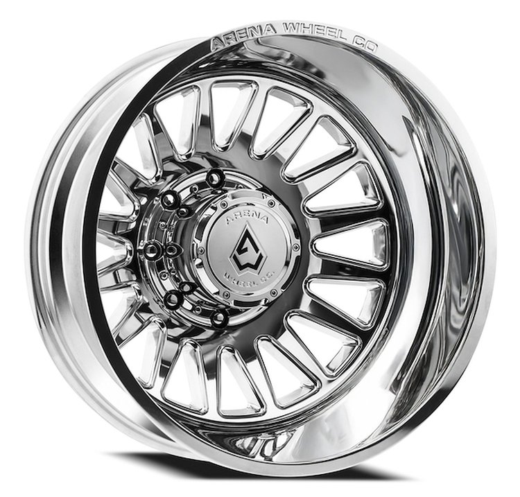 A110208293N22017 A110 DUALLY RIVAL REAR Wheel [Size: 20"x8.25"] Milled & Polished Finish