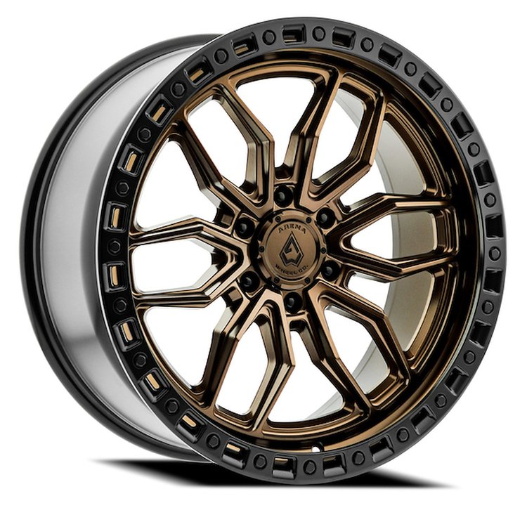 A109209018P02015 A109 HUSTLE Wheel [Size: 20"x9"] Smoked Bronze Center w/Satin Black Lip Finish