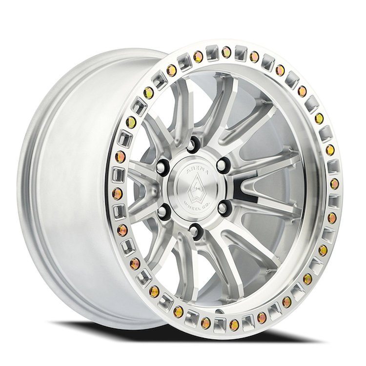A103179082P00019 A103 MISSION Wheel [Size: 17"x9"] Gloss Silver Machined Finish