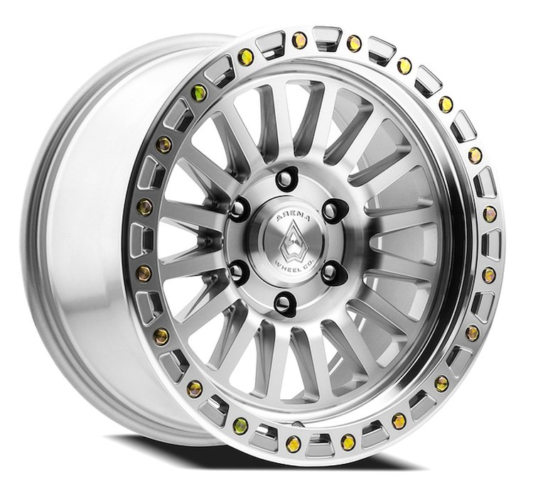 A108179089N01219 A108 TROPHY Wheel [Size: 17"x9"] Gloss Silver Machined Finish