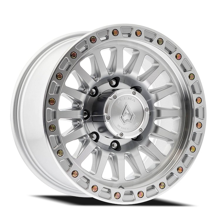 A108189082P00019 A108 TROPHY Wheel [Size: 18"x9"] Gloss Silver Machined Finish