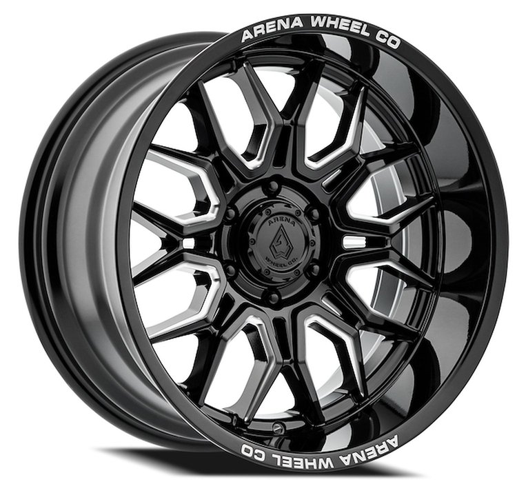 A117222084N04416 A117 VIOLATOR Wheel [Size: 22"x12"] Gloss Black & Milled Finish