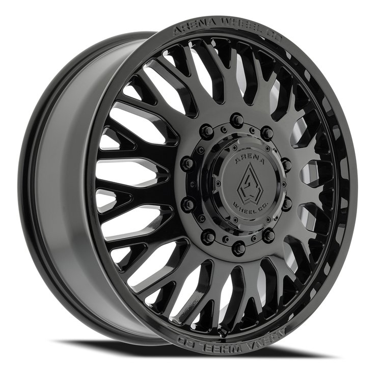 A121 DUALLY MONARCH FRONT Wheel [Size: 20"x8.25"] Glossy Black Finish A121208292P10002