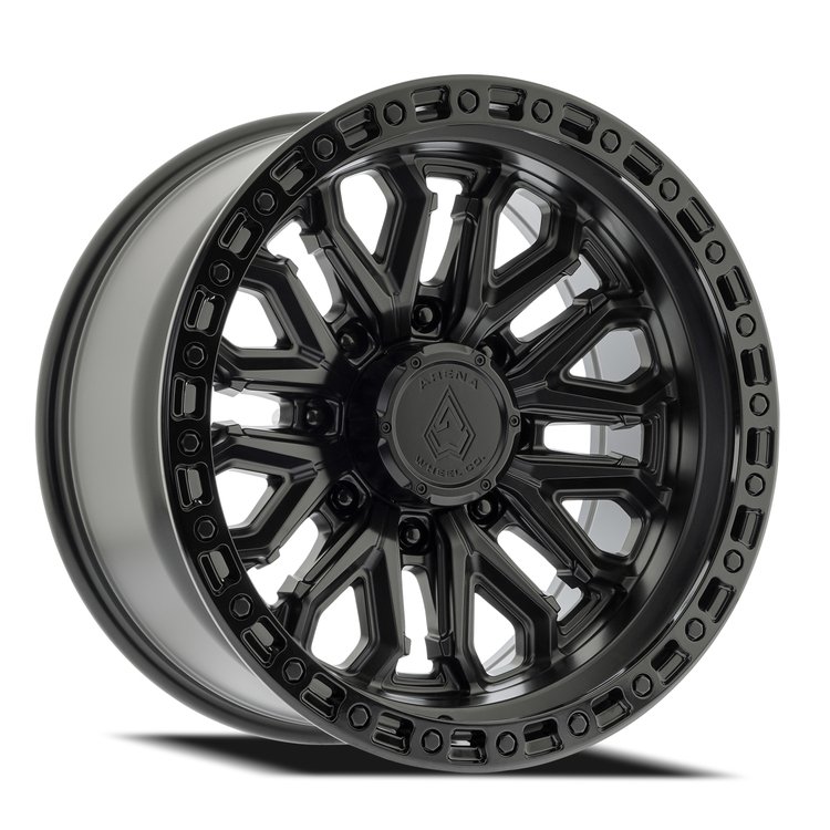A125 JACKAL Wheel [Size: 20"x9"] Satin Black Center w/ Glossy Black Lip Finish A125209089P00004