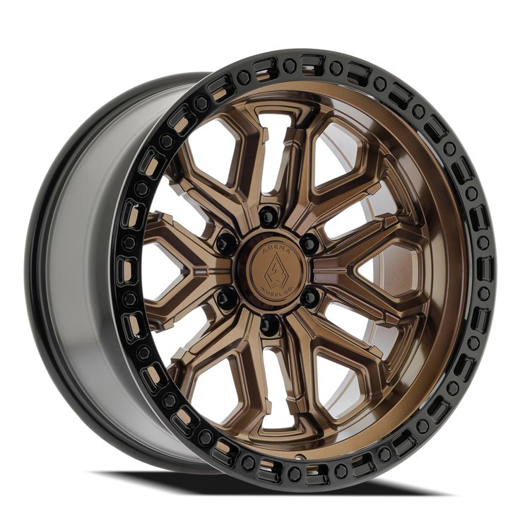A125 JACKAL Wheel [Size: 20"x10"] Smoked Bronze Center w/ Glossy Black Lip Finish A125200084N01826