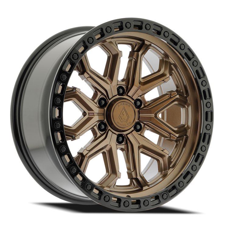 A125 JACKAL Wheel [Size: 20"x9"] Smoked Bronze Center w/ Glossy Black Lip Finish A125209084P00026
