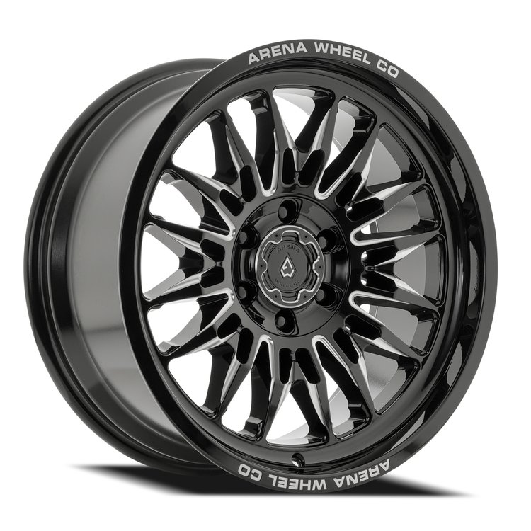 A126 JAVELIN Wheel [Size: 20"x9"] Gloss Black And Milled Finish A126209098P00016