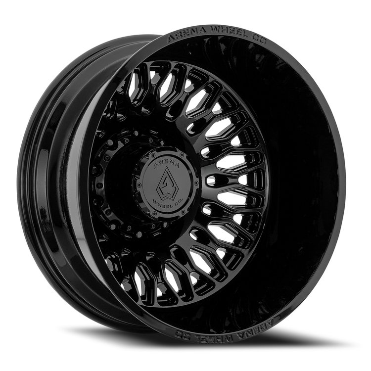 A129 DUALLY VALKYRIE REAR Wheel [Size: 22"x8.25"] Glossy Black Finish A129228292N22002